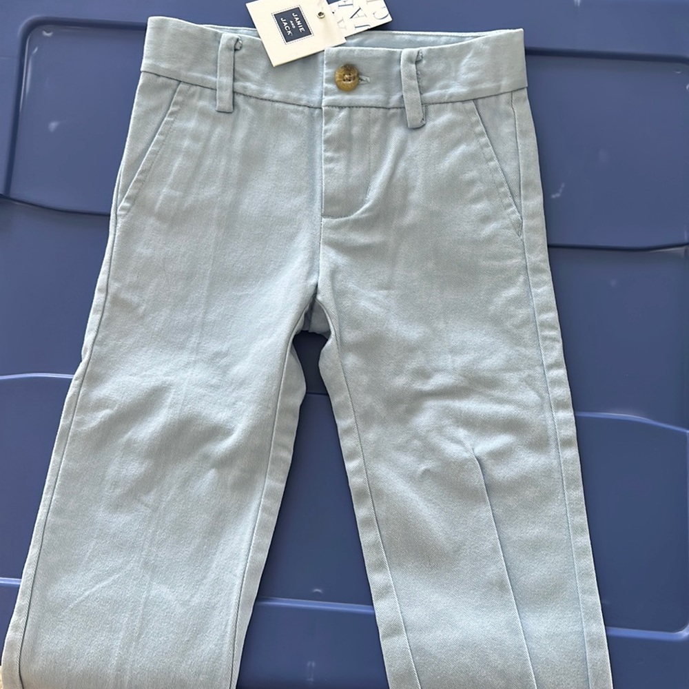 Nwt Janie and jack blue chino pants